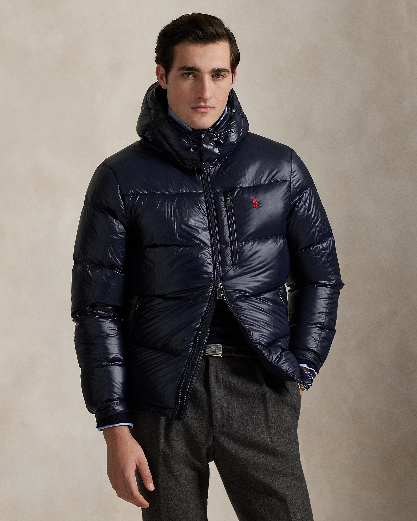 Ralph Lauren Gorham Glänzende Daunenjacke | Letzte Stücke