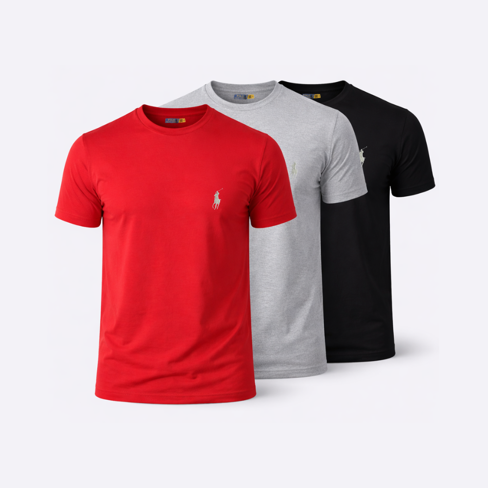 Premium-Set mit 3 Ralph Lauren Hemden